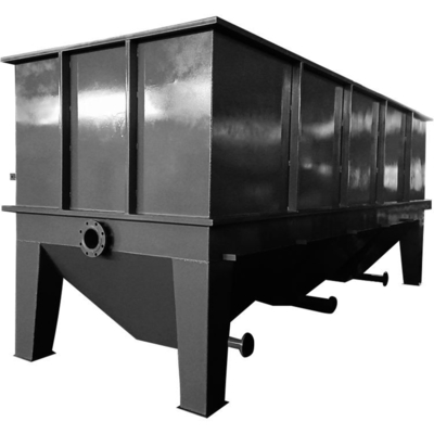 River Water Tube Settler Lamella Water Treatment Clarifier  Compact Connection