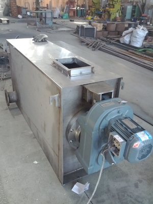 Stainless Steel / Carbon Steel Spiral Press Rotary Bar Screen For Material Dewatering