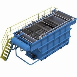 Dynamic 800m3/H DAF Clarifier Treatment System High Surface Loading