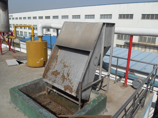 Static screening  in wastewater treatment , sewage treatment equipment