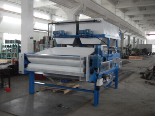 High efficiency belt press sludge dewatering machine for wastewater treatment