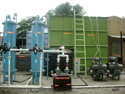 PVDF Membrane MBR Package Plant For Sewage Treatment